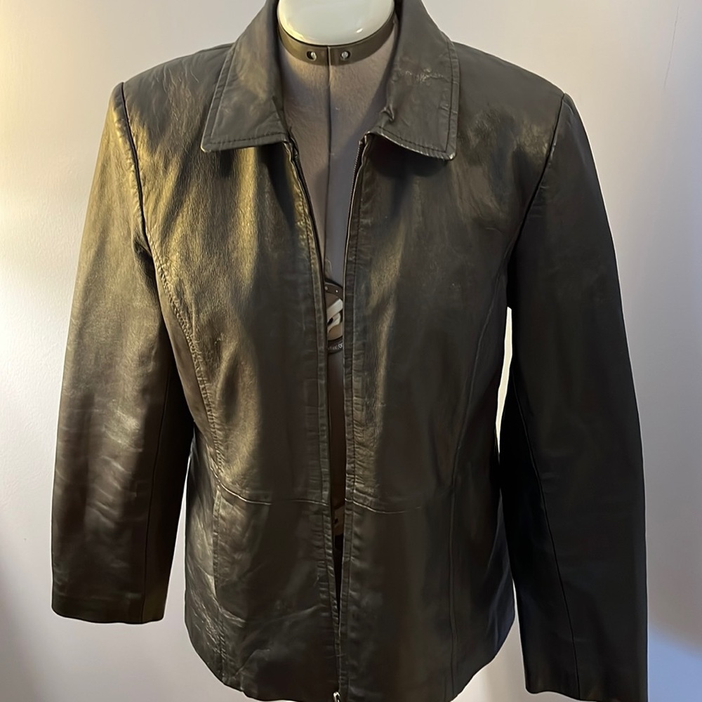Leather jacket